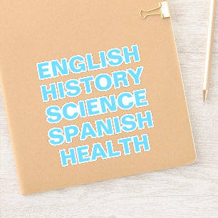 Stickers Sujet de l'école, esthétique