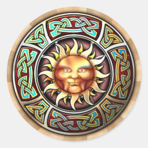 Stickers Sun Face