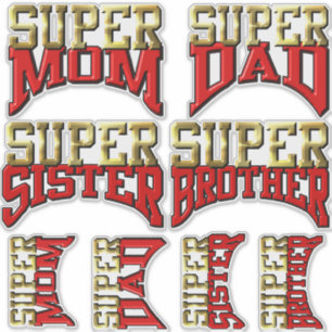 Stickers - SUPER Family