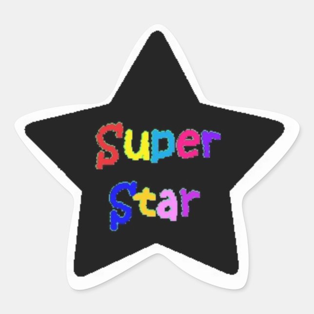 Stickers Super Star (Devant)