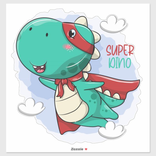 Stickers Superdino Dinosaure (Feuille)