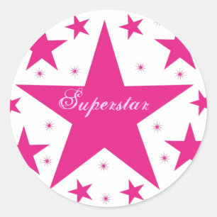 Stickers Superstar, rose