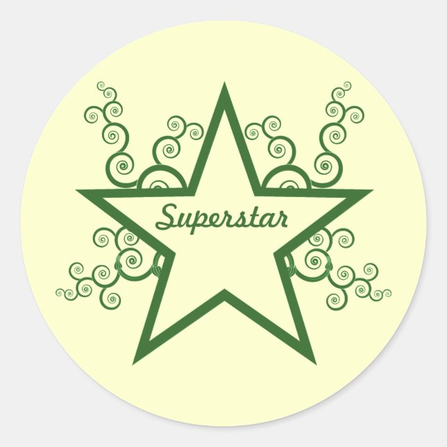 Stickers Superstar Swils, Green Forest (Devant)