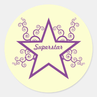 Stickers Superstar Swirls, Violet