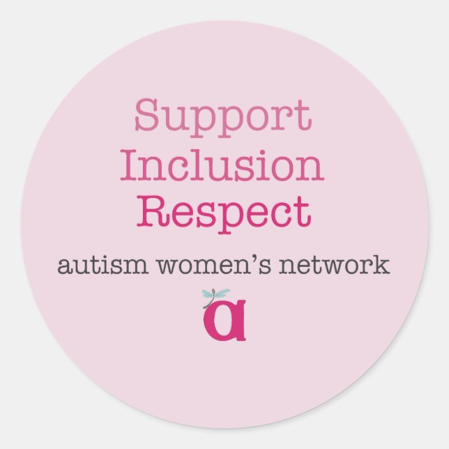 Stickers Support Inclusion Respect (Devant)