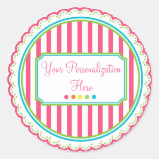 Stickers Sweet Stripes - Couleurs chaudes