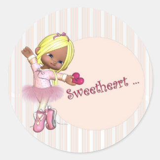 Stickers Sweetheart Ballerina