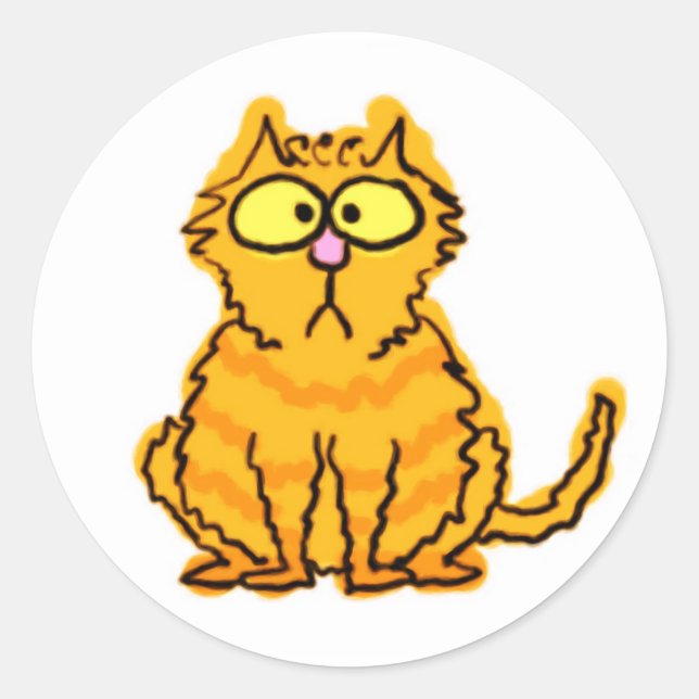 Stickers Tabby Cat (Devant)