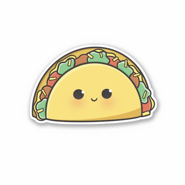 Stickers Tacos mignons (Devant)