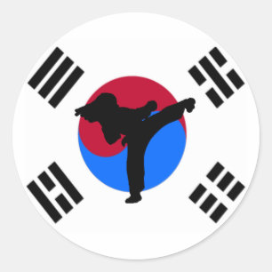 Stickers Taekwondo Kicker