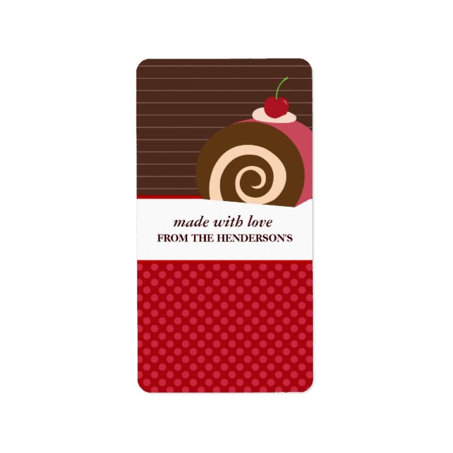 Stickers Tag de bonbons maison (Devant)