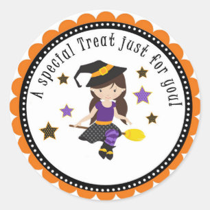 Stickers Tag de l'Halloween School Treat Party