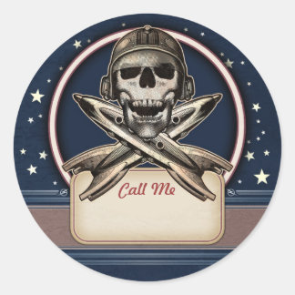 Stickers Tag Pirate Space avec Rockets Name