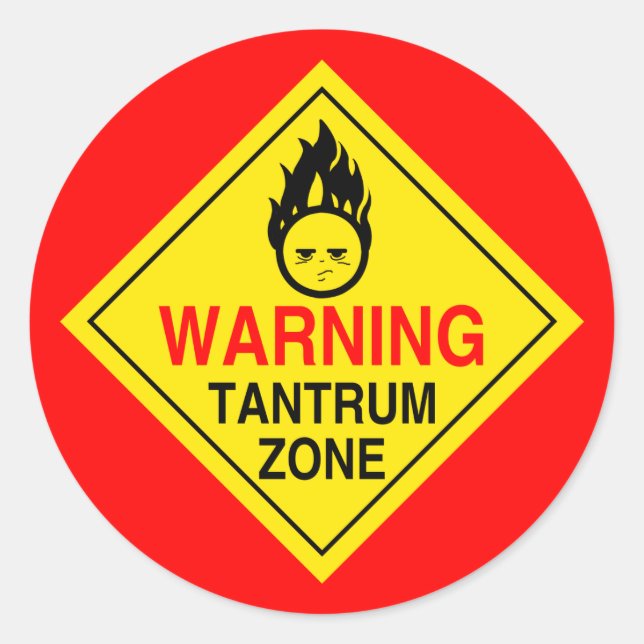 Stickers Tantrum Zone (Devant)