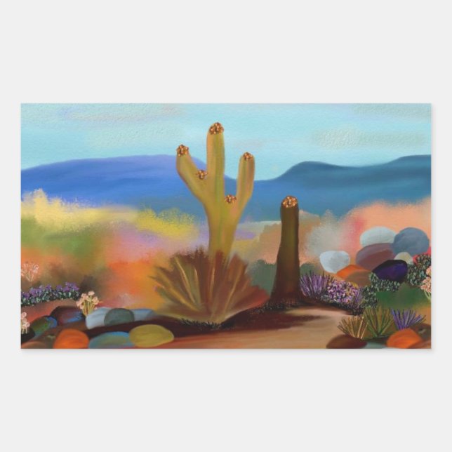 Stickers Tapisserie du désert (Devant)