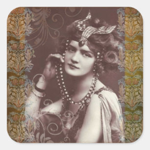 Stickers Tapisserie victorienne pour fille vintage