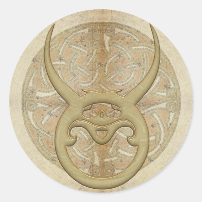 Stickers Taurus SIGNE Zodiaque (Devant)