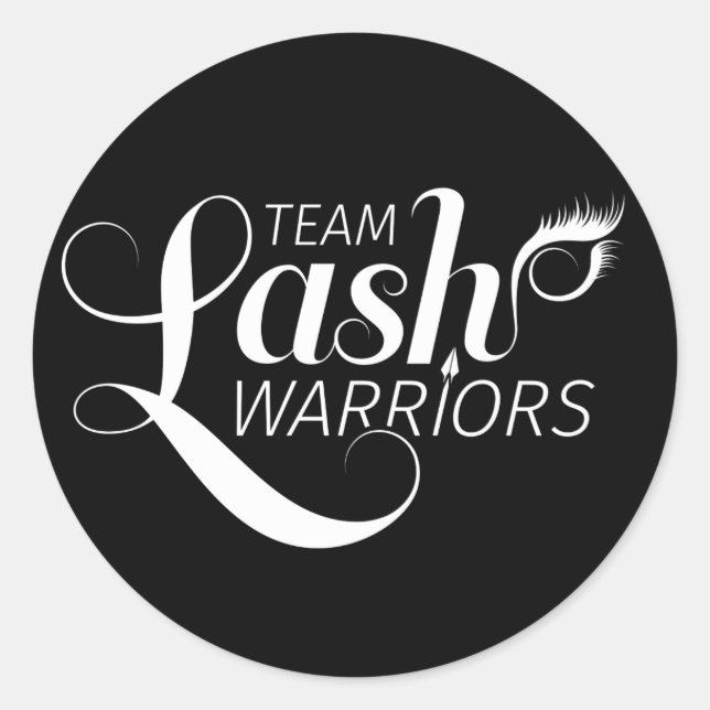 Stickers Team Lash Warrier (Devant)