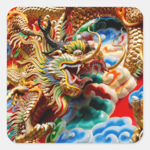 stickers temple dragon