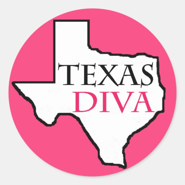 Stickers "Texas Diva" (Devant)