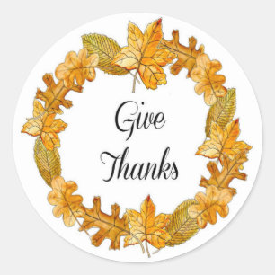 Stickers Thankesgiving/Give Thanks