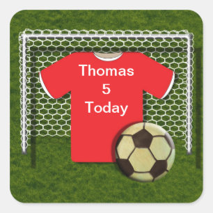 Stickers Thème Football Rouge