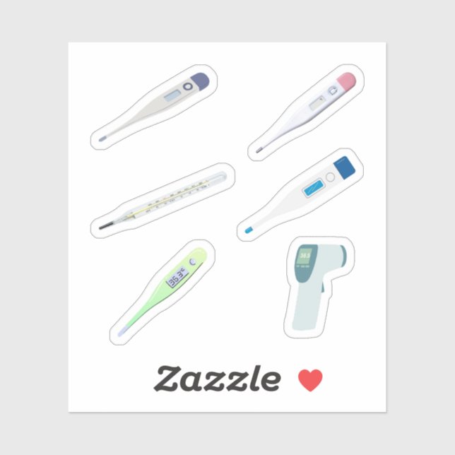 Stickers Thermomètre (Feuille)