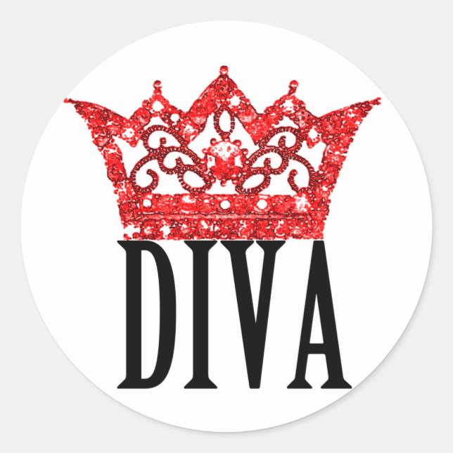 Stickers Tiara DIVA Tapis Rouge (Devant)