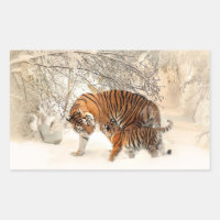 stickers Tigers d'hiver