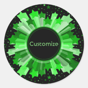 Stickers Tons De Démarrage Vert