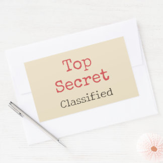 Stickers Top Secret
