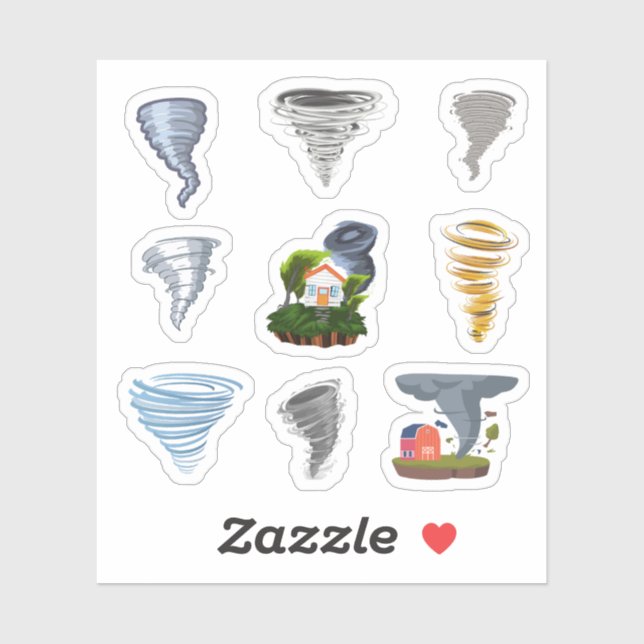 Stickers Tornado (Feuille)