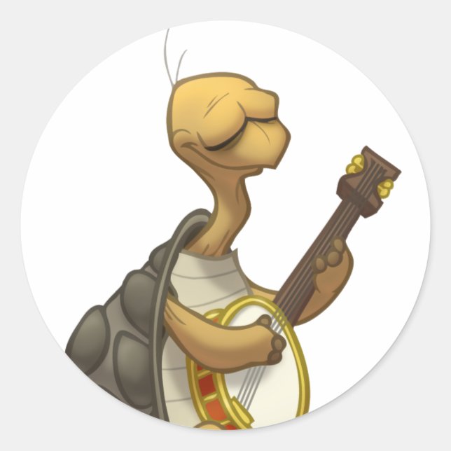 Stickers Tortue Banjo-Strummin (Devant)