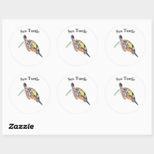 Stickers Tortue de mer
