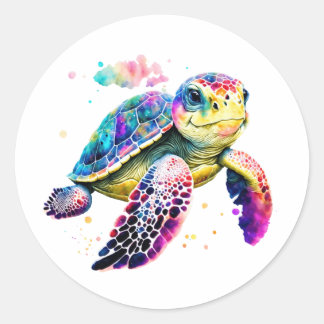 Stickers Tortue Océanique pour les enfants !