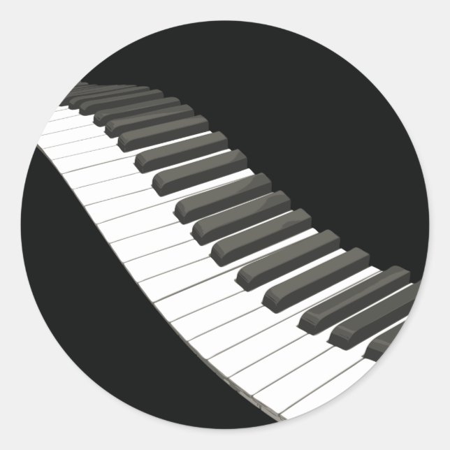 Stickers Touches de piano (Devant)