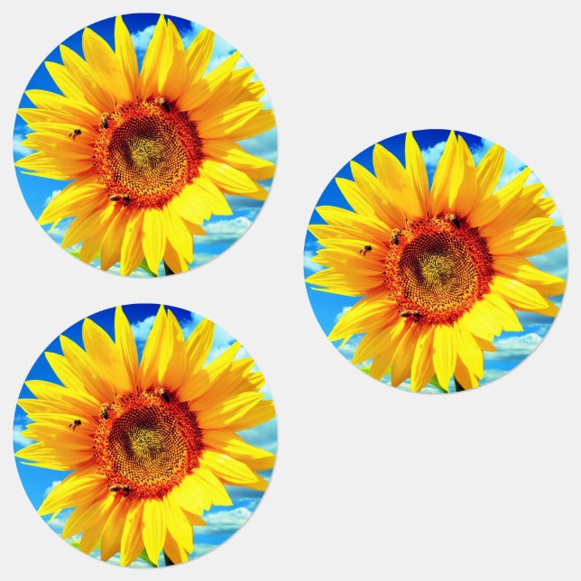 Stickers Tournesol Jaune (Groupe)