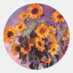Stickers tournesol Monet