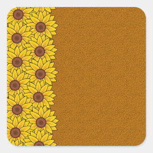 stickers tournesol, personnaliser