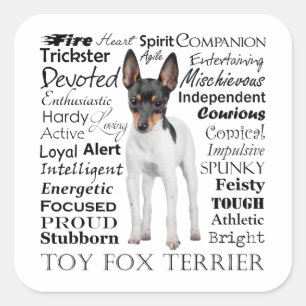 Stickers Toy Fox Terrier Traits