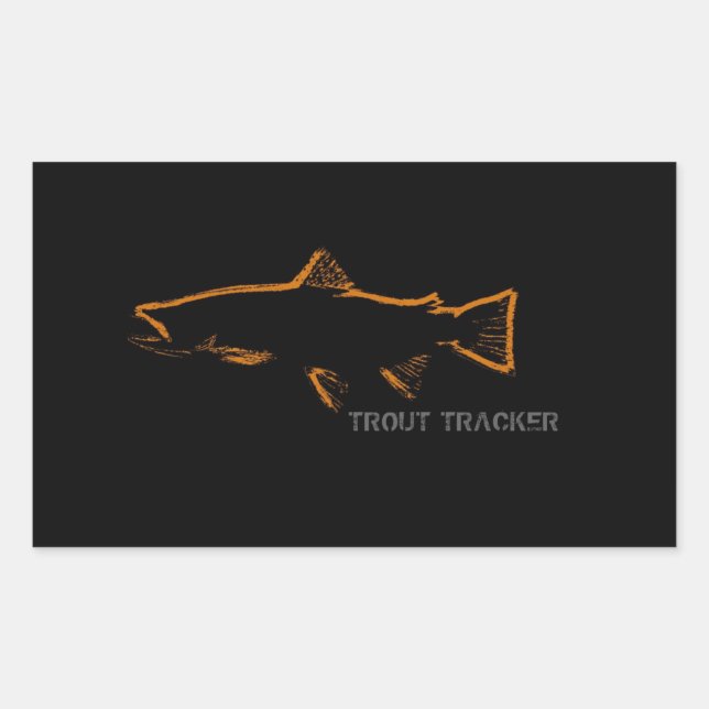 Stickers Tracker Trout (Devant)