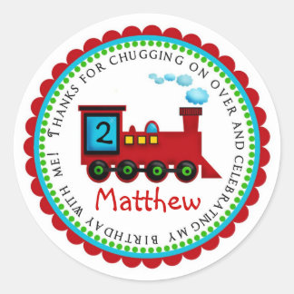 Stickers Train Anniversaire
