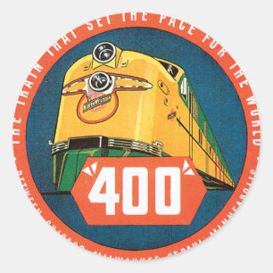 Stickers Train vintage