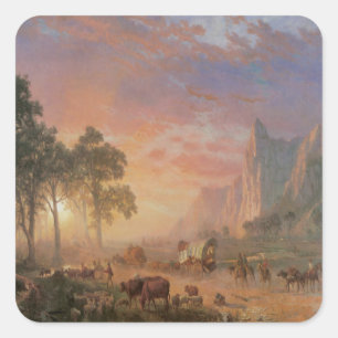 Stickers Train Wagon Vieux Ouest vintage