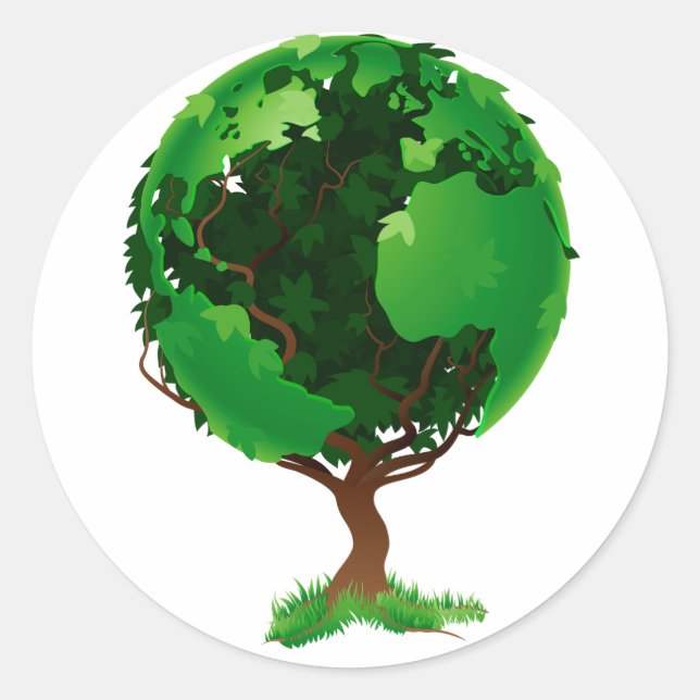 Stickers Tree Globe (Devant)