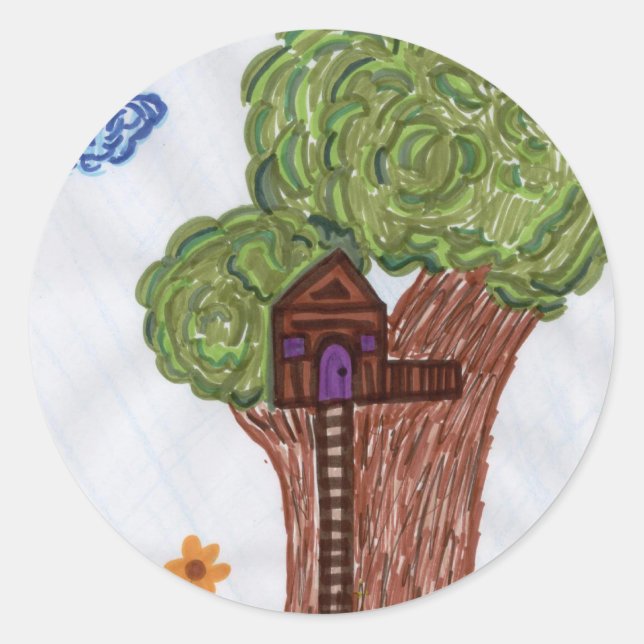 Stickers Tree House (Devant)