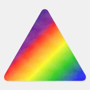 Stickers Triangle Arc-en-ciel