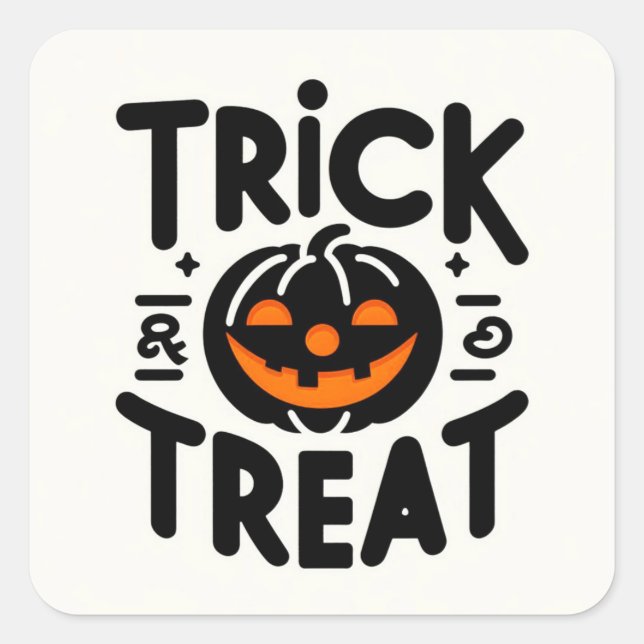 Stickers Trick ou Treat (Devant)
