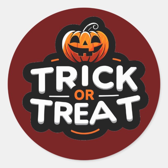 Stickers Trick ou Treat (Devant)