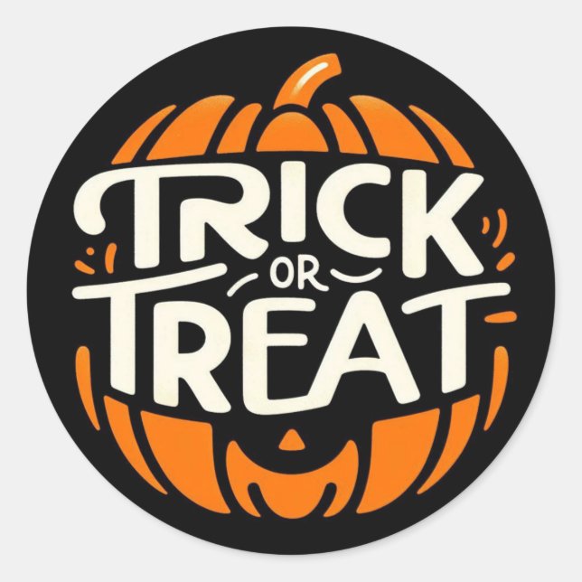Stickers Trick ou Treat (Devant)